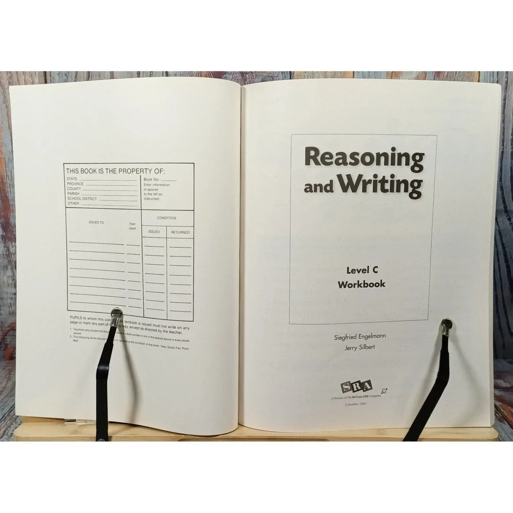 Reasoning and Writing Workbook Level C by Jerry Silbert (2001, Paperback)